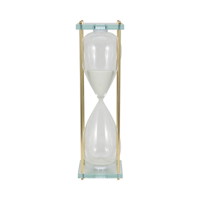 24 Reynolds Medium White & Gold Hourglass