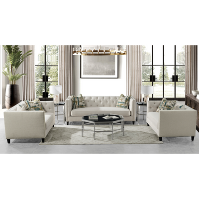 Green Abstarct 2 Seater Loveseat