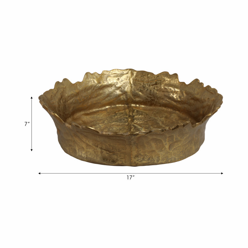 17 Strasbourg Gold Metal Bowl