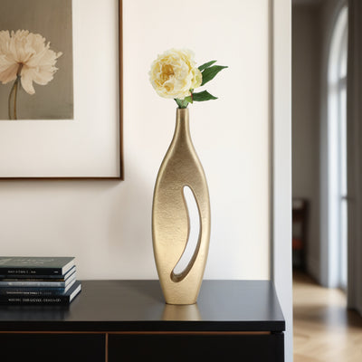 20 Carron Gold Metal Vase