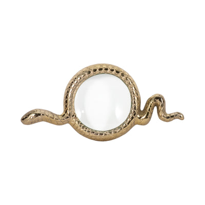 9 Snake Magnifying Glass, Gold