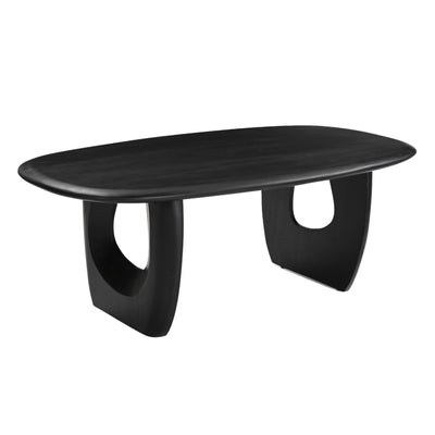 Wood, 51 Modern Mid-century Coffee Table, Blk, Kd