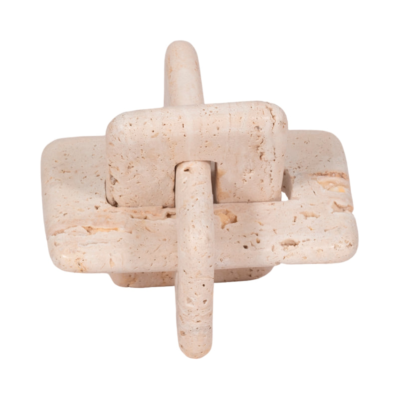 7 Travertine Squared Knot, Tan