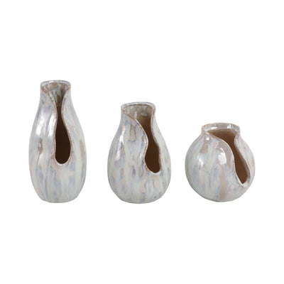 S/3 5/7/8 Pendelton Ceramic Vases