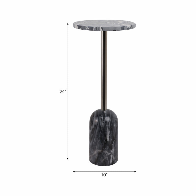 24 Santini Stone Accent Table