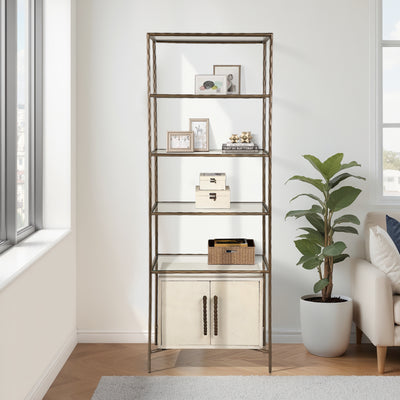 30 Azamara Real Hide Etagere Shelf