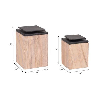 S/2 8/9 Maverick Sandstone Boxes, Natural