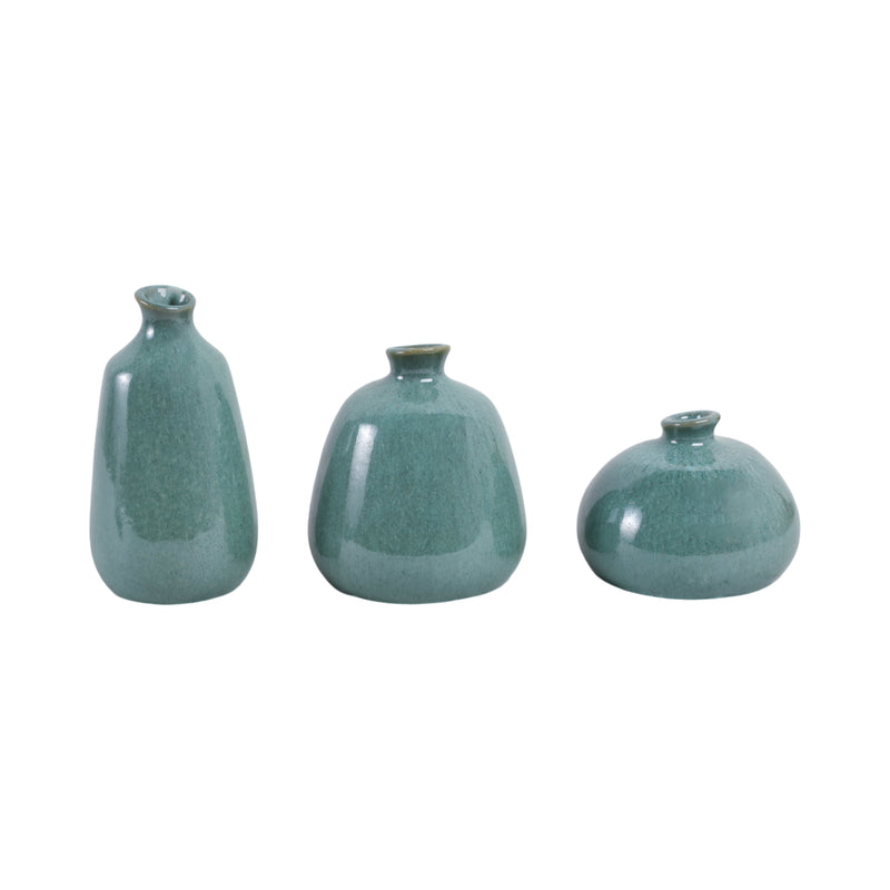 S/3 5/7/9 Corvallis Ceramic Vases