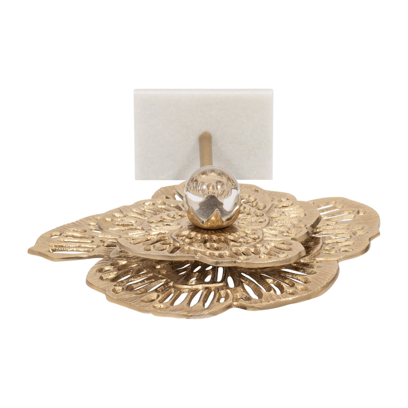 20 Salma Small Gold Flower Statuary