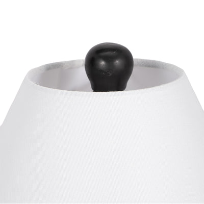 22 Modern Cylinder Table Lamp, Black