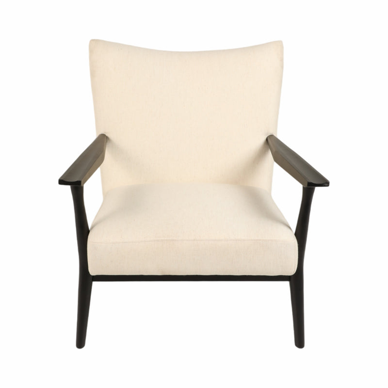 33 Cardoso Accent Chair, White/black