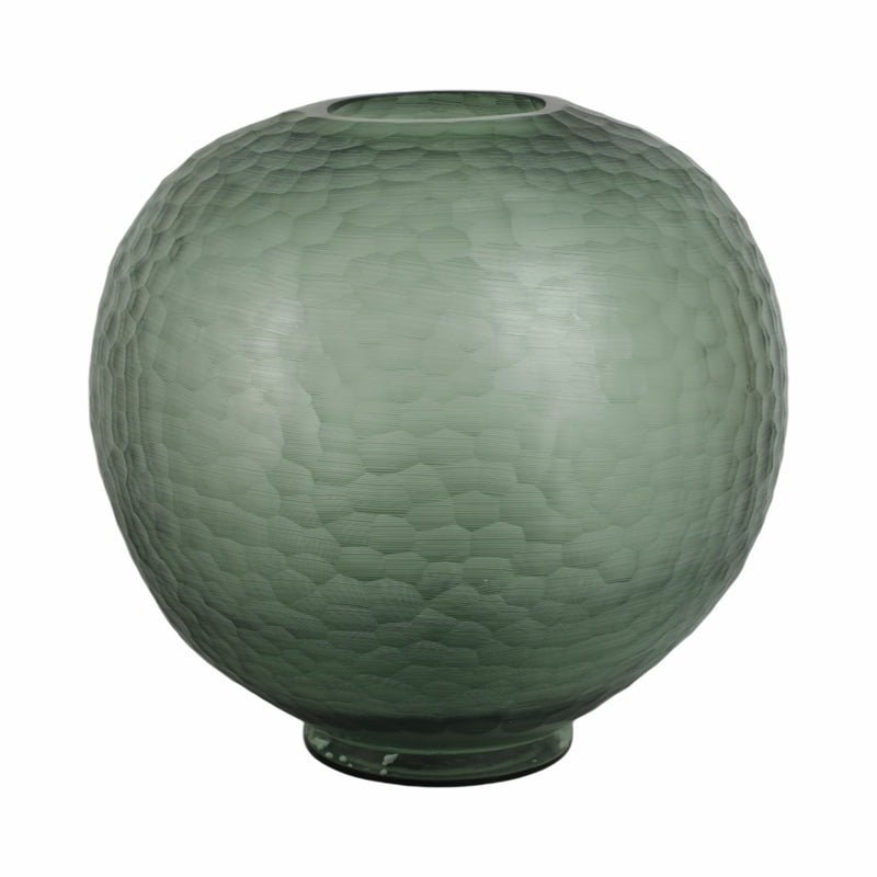 14 Bastia Large Green Glass Vase