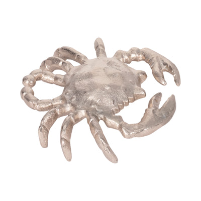 Metal, 7 Crab Deco Silver