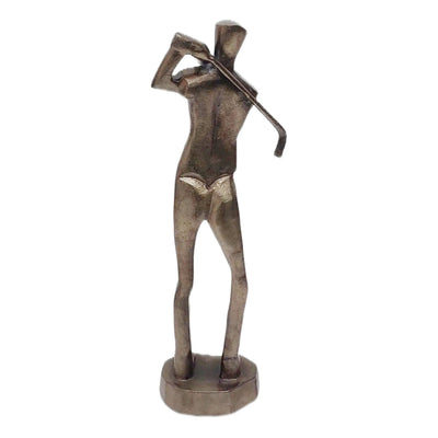 19x6 Golf Swing Sculpture, Bronze