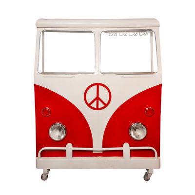 Metal 69h Bus Kombi Bar, Red