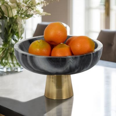 12 Dazey Gray Marble Bowl