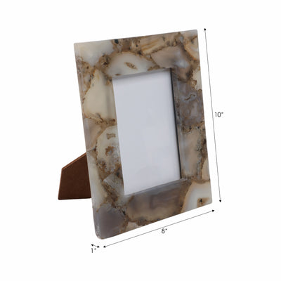 5x7 Mankato Grey Agate Photo Frame