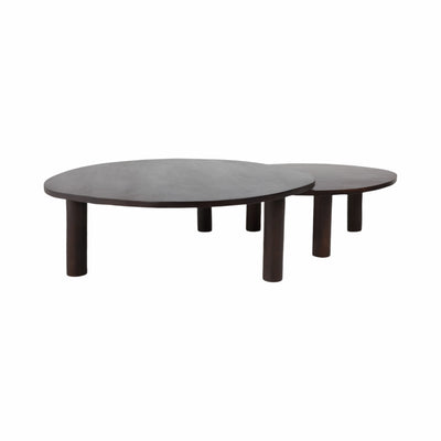 S/2 37/47 Calvin Nesting Wooden Coffee Tables, Bl