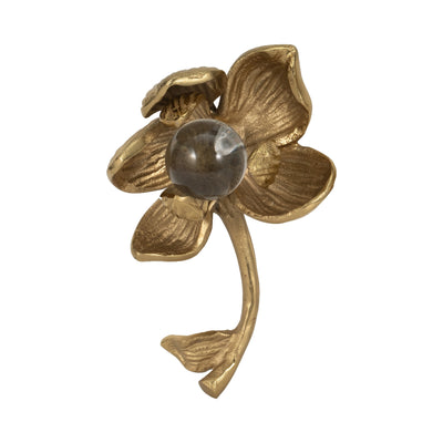 9 Darby Metal Flower, Champagne