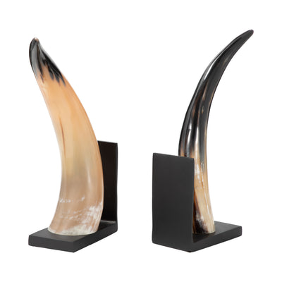 S/2 14 Gamil Horn Bookends