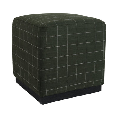 20X20 SQUARE OTTOMAN, OLIVE