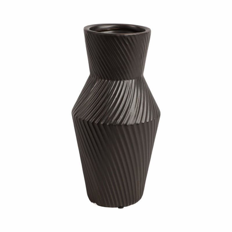 11 Modern Totem Vase, Black