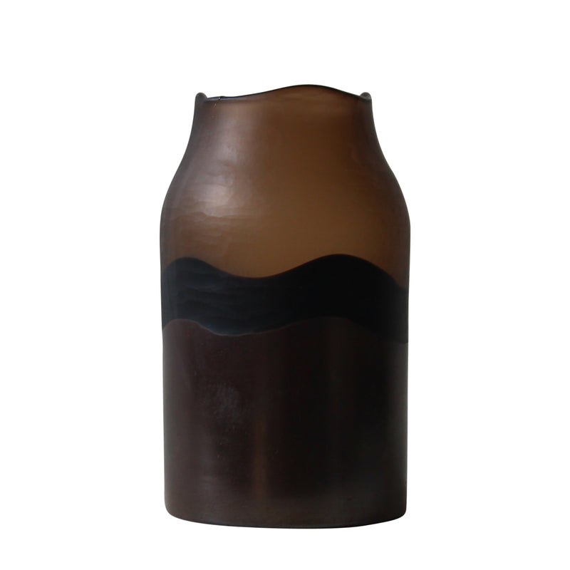 11 Mason Small Brown Glass Vase