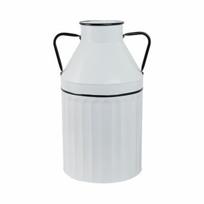 METAL 24H MILK BUCKET, WHITE