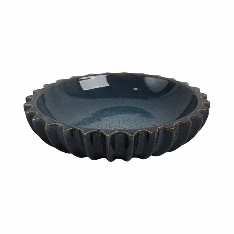 15 Pella Blue Cer Bowl