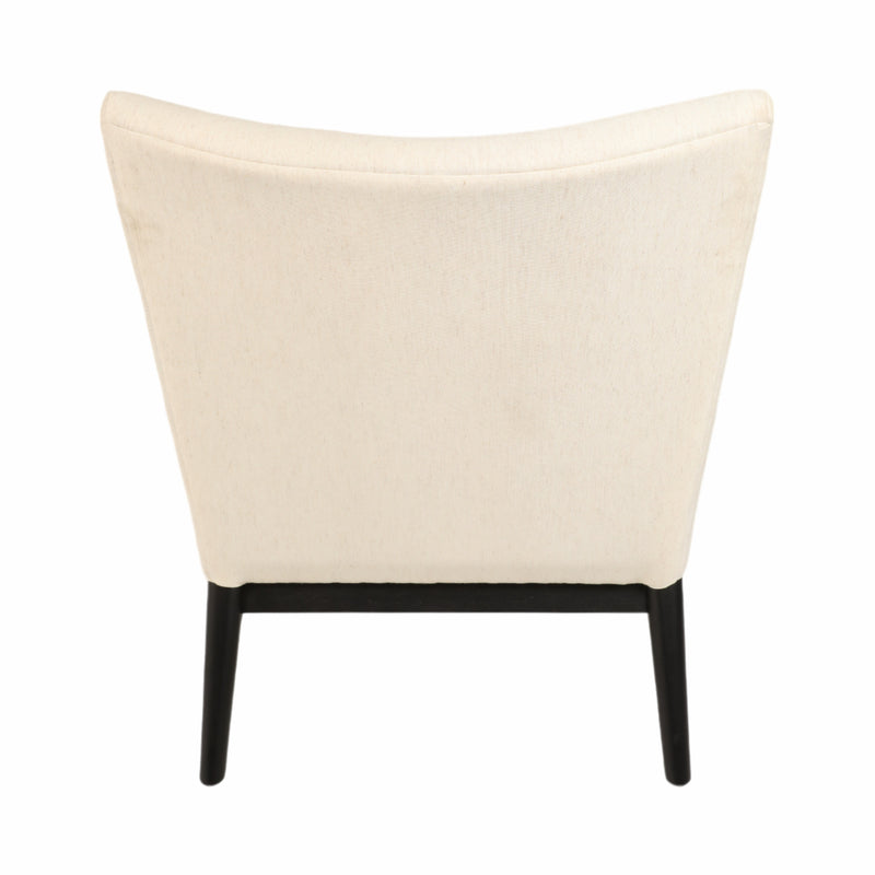 33 Cardoso Accent Chair, White/black