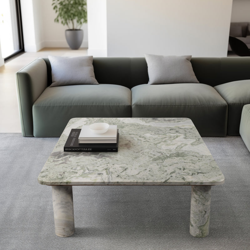 MARBLE, 35 COFFEE TABLE, GREEN KD