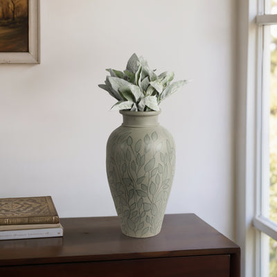 18 Macaire Large Green Vase