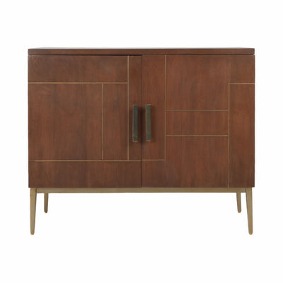 36 Casoria Wood Chest, Brown