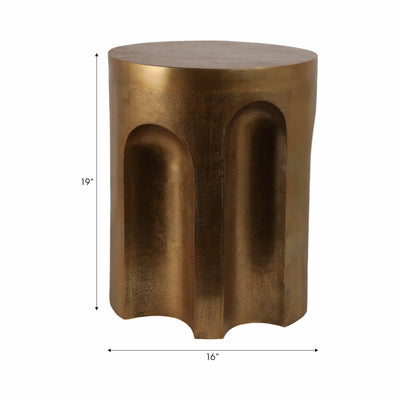 19 Sheffield Gold Metal Stool