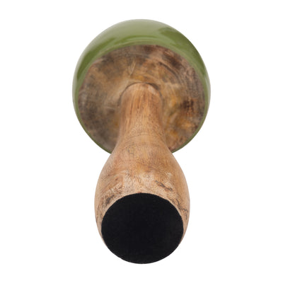 WOOD, 10 CONED MUSHROOM, OLIVE