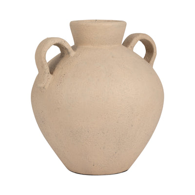 TERRACOTTA, 17 ORGANIC JUG WITH 2 HANDLES, IVORY