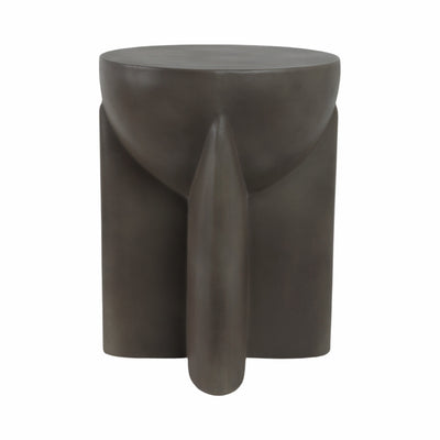 Concrete, 19 Contemporary Accent Table, Dark Grey