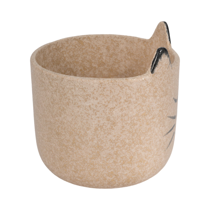 7 Kitty Planter, Tan