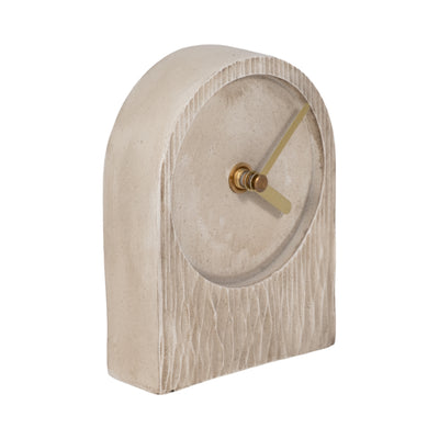 5 Arch Table Clock, Ivory