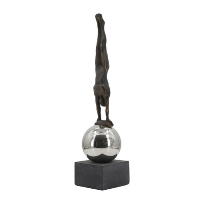 23 Augustolo Statuary With Steel Sphere