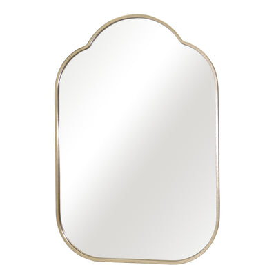 25x37 Arch Top Mirror, Gold