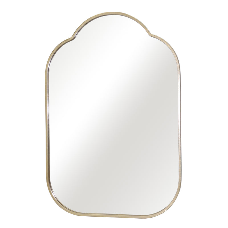 25x37 Arch Top Mirror, Gold