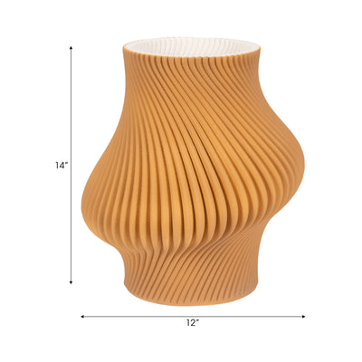 15 SEYMOUR 3D PRINTED VASE, APPLE CINNAMON