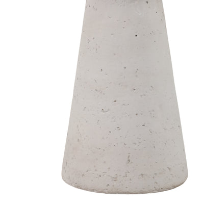 14 Black Patch Modern Terracotta Vase, Ivory/blk