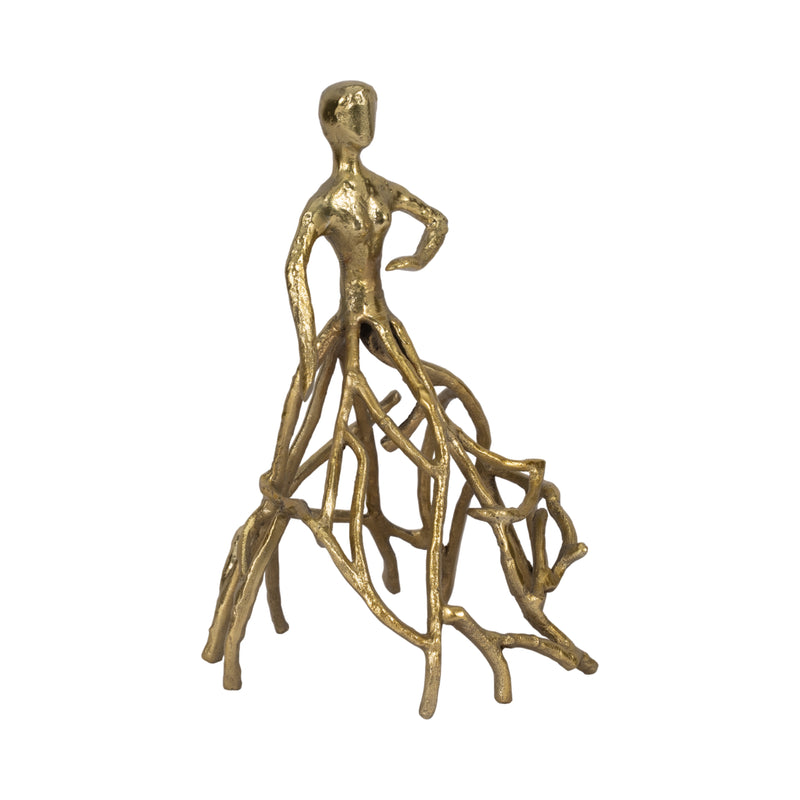 Metal, 14 Dancing Lady, Gold