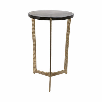 22 Bennington Tall Recycled Glass Accent Table