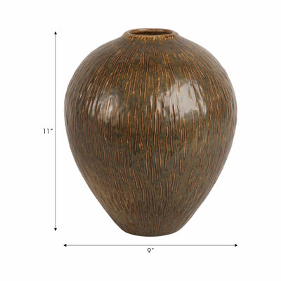 11 PROCIDA SMALL VASE, BROWN