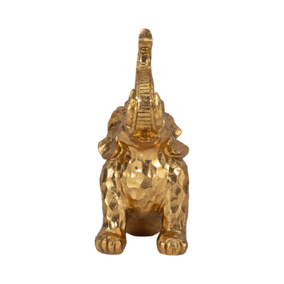 10 Yoga Elephant, Gold