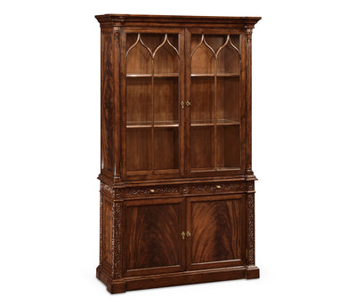 Buckingham Collection - George III Gothic Mahogany Glazed Cabinet