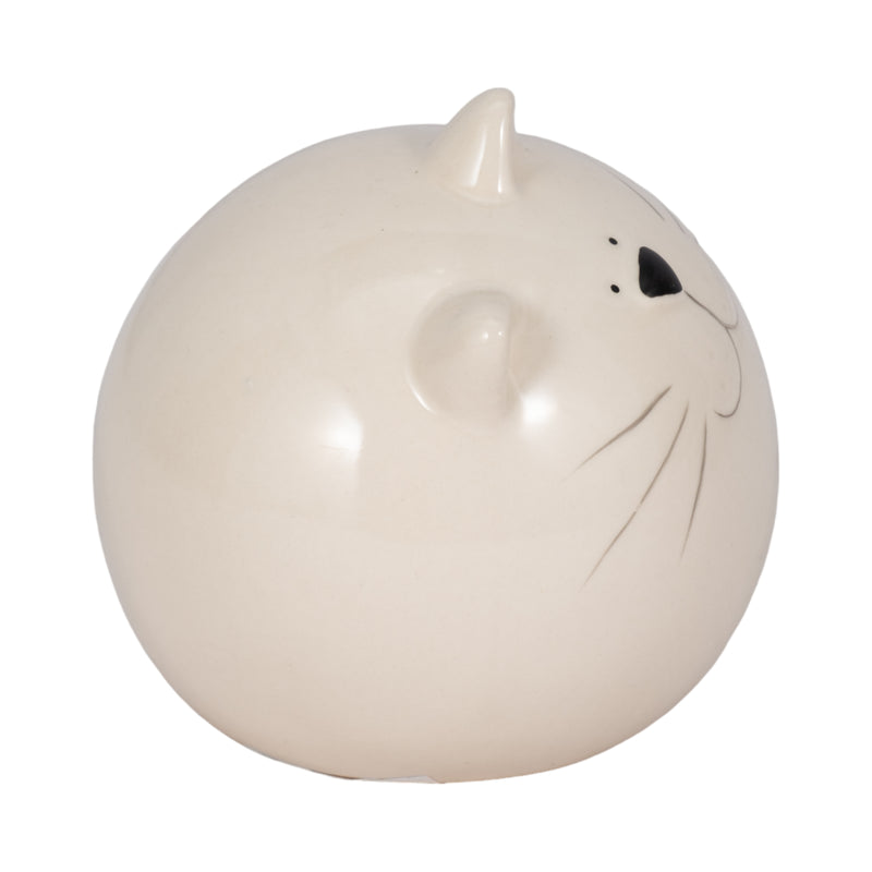 5 Kitty Orb, White